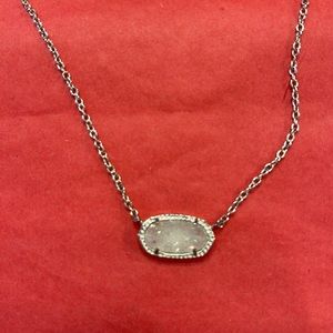 Elisa Gold Pendant necklace and earrings